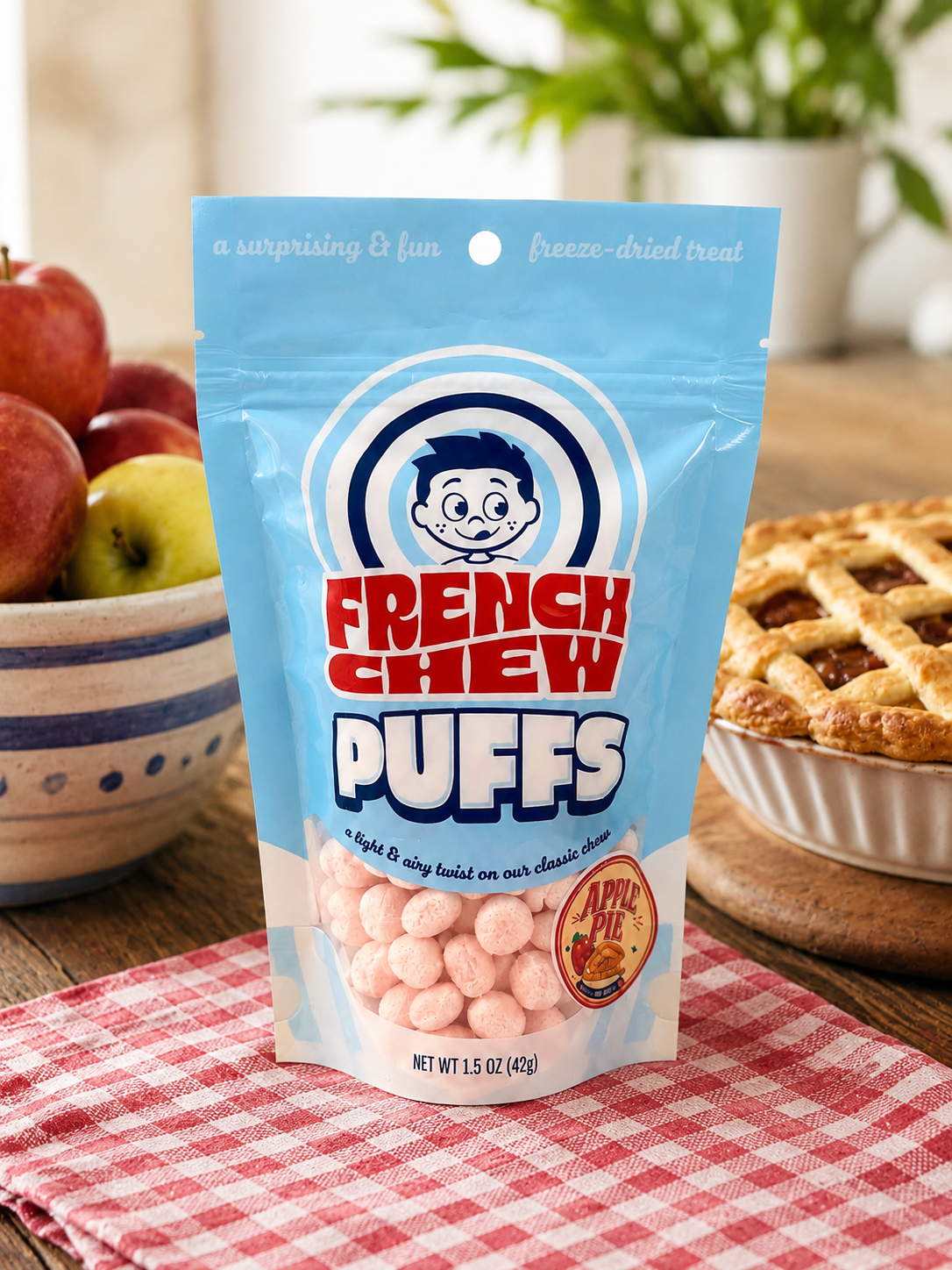 French Chew Apple Pie Puffs