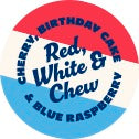 French Chew Red, White, Chew Minis