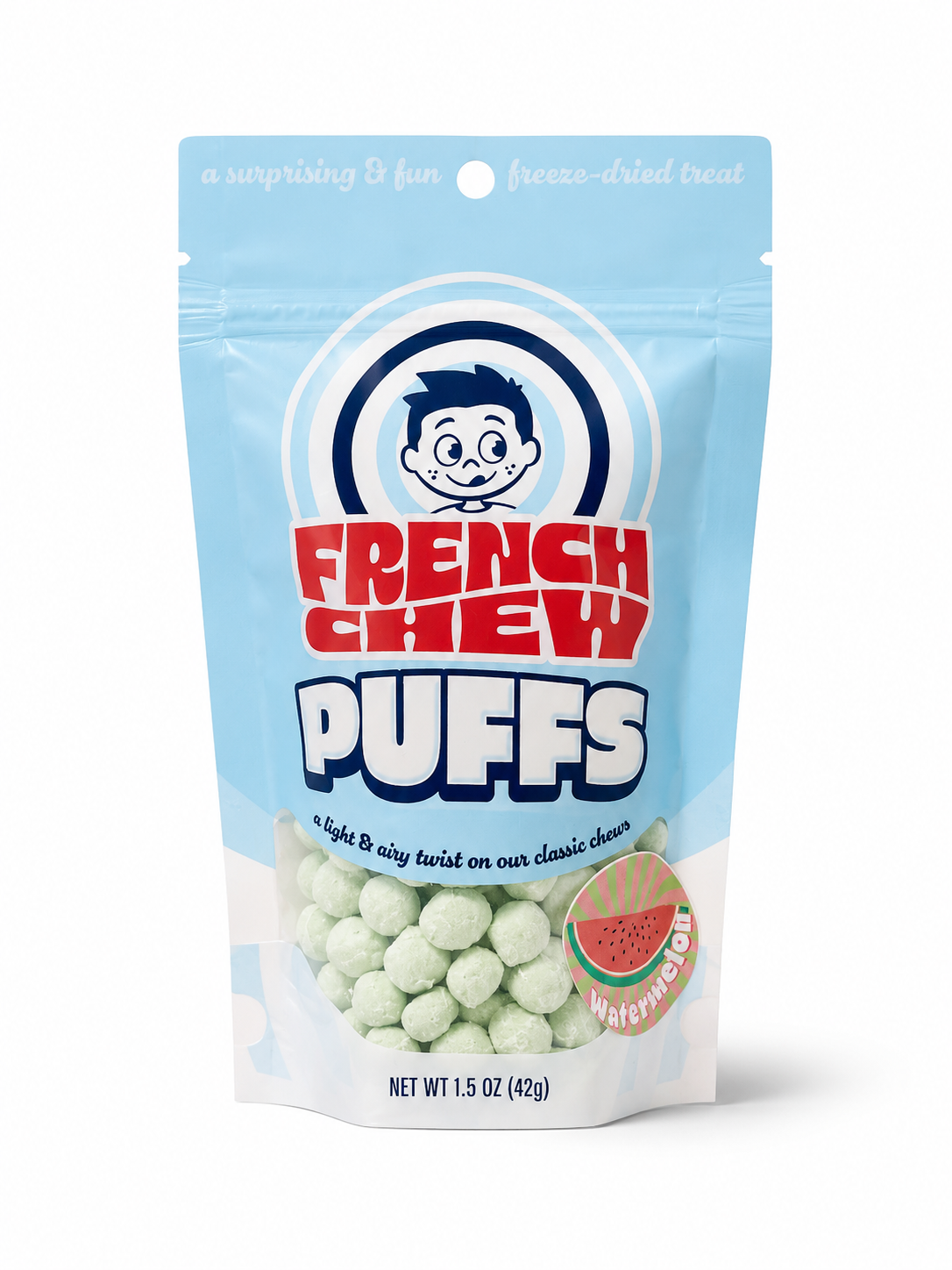 French Chew Watermelon Puffs
